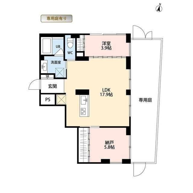 ＳＯＬＵＭ世田谷砧（102） 間取り図画像