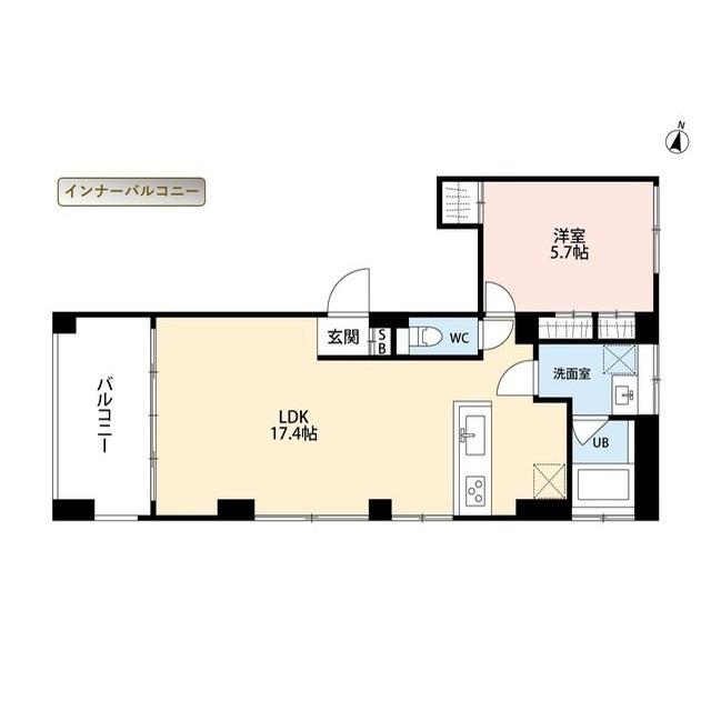 ＳＯＬＵＭ世田谷砧（401） 間取り図画像