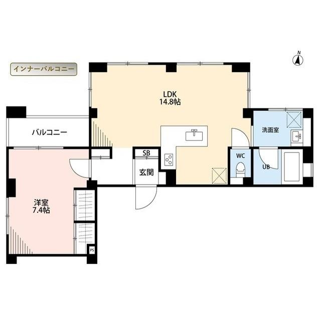 ＳＯＬＵＭ世田谷砧（402） 間取り図画像