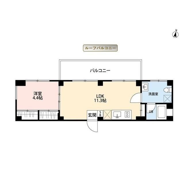 ＳＯＬＵＭ世田谷砧（502） 間取り図画像