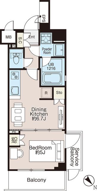 ＣＲＥＡＴＩＦ三軒茶屋（109） 間取り図画像