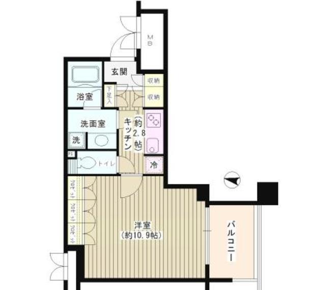 アゼリアテラス新宿（611） 間取り図画像