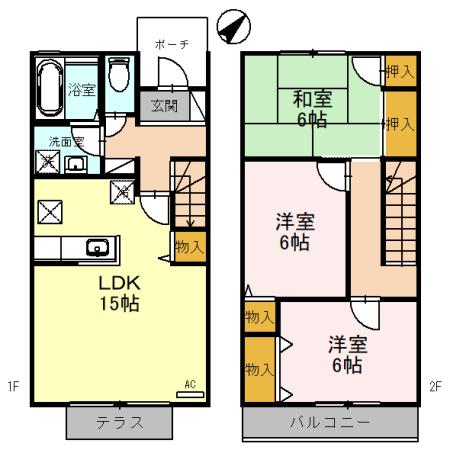 シーレックスパティオ（102） 間取り図画像