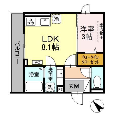 D Paina西寺尾（201） 間取り図画像