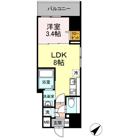 ベイサイドヒルズ関内（901） 間取り図画像