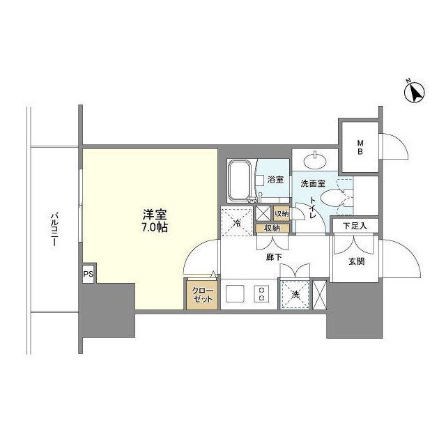 ＢＬＥＳＳ蔵前（0306） 間取り図画像