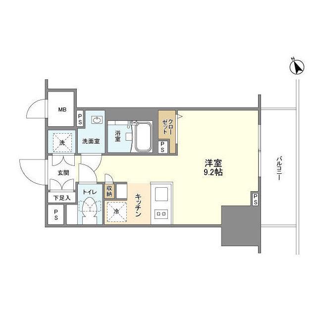 ＢＬＥＳＳ蔵前（0712） 間取り図画像