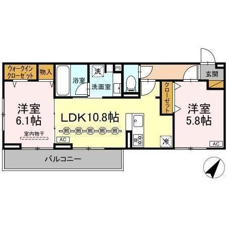 リベラル（303） 間取り図画像
