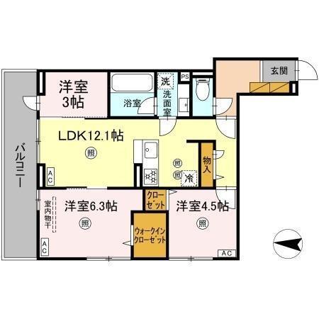 b-kubus(ビークブス)（205） 間取り図画像