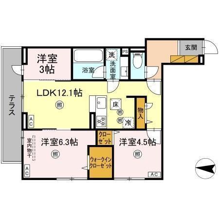 b-kubus(ビークブス)（105） 間取り図画像