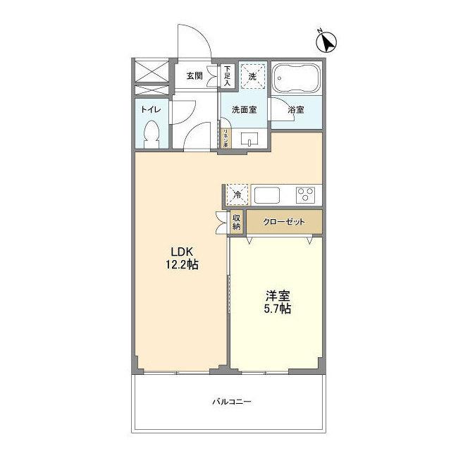 ＡＣＰレジデンス文京春日（405） 間取り図画像