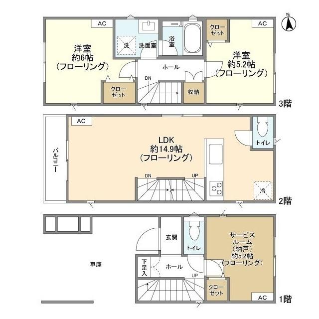 Kolet南砂町 間取り図画像