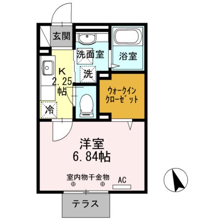ヴィラ・エトワール（103） 間取り図画像