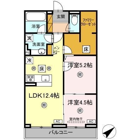 アミティエY（103） 間取り図画像