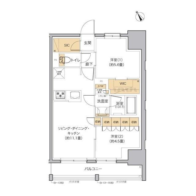 リビオメゾン田端（1503） 間取り図画像