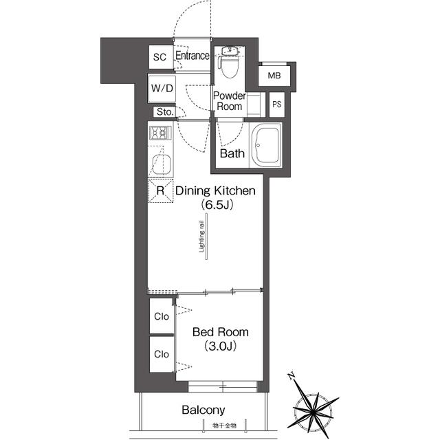 ＢｌｕＲｏｃｋ後楽園（0903） 間取り図画像