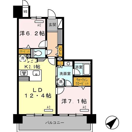 ロイヤルパークス豊洲（0635） 間取り図画像