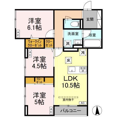 グランドゥール　ラテール（105） 間取り図画像