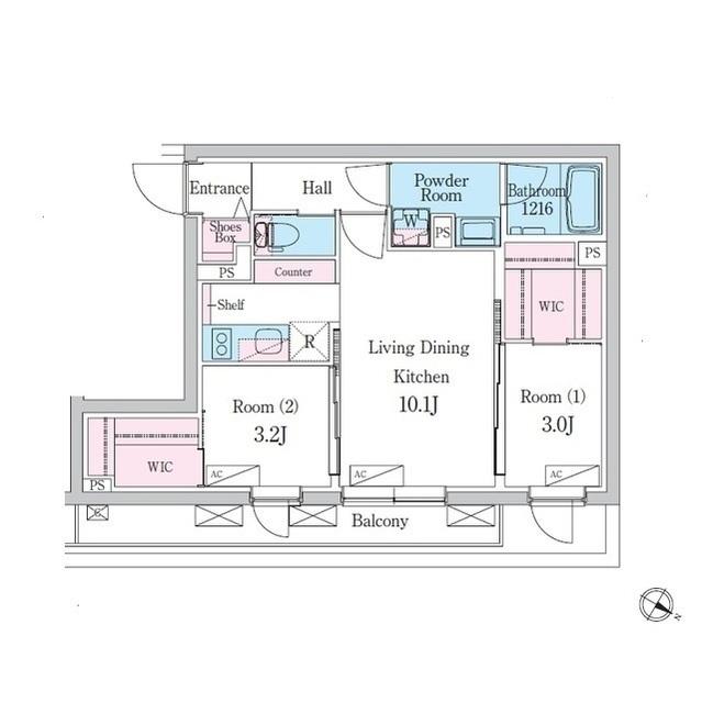 デュオメゾン池袋オヴェスト（401） 間取り図画像