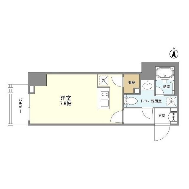 オーキッドレジデンス両国（505） 間取り図画像