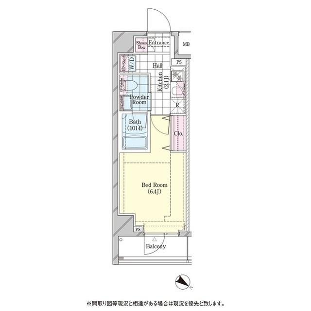 シェル品川戸越（325） 間取り図画像