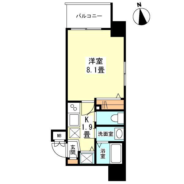 ガーラプレイス新宿御苑（1201） 間取り図画像