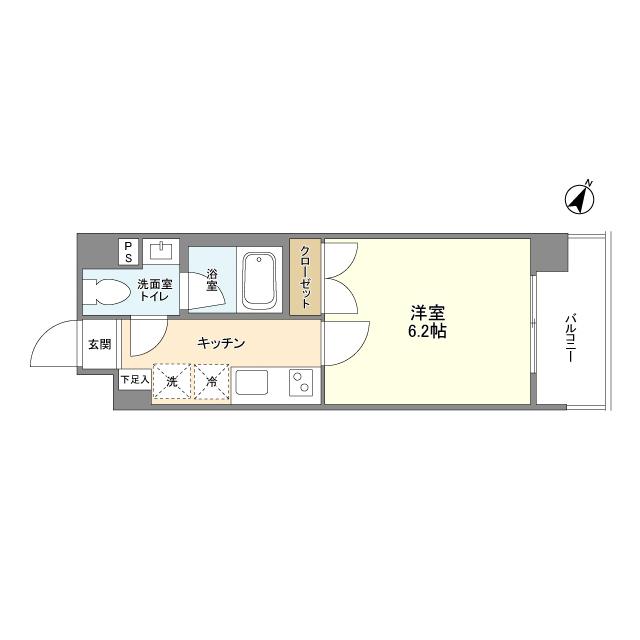ＲＪＲリクロス西馬込（217） 間取り図画像