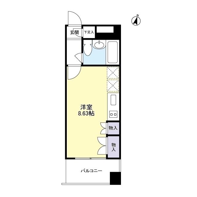 ｆｉｎｏ　ＪＩＹＵＧＡＯＫＡ（404） 間取り図画像