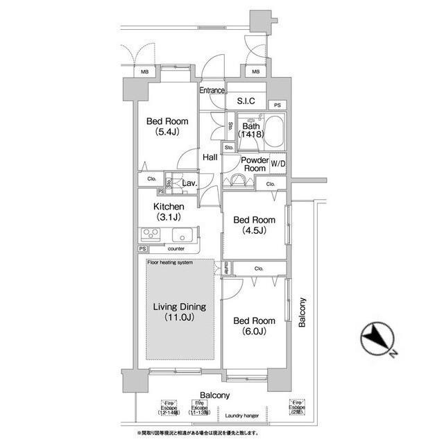 コンフォリア板橋仲宿（0307） 間取り図画像