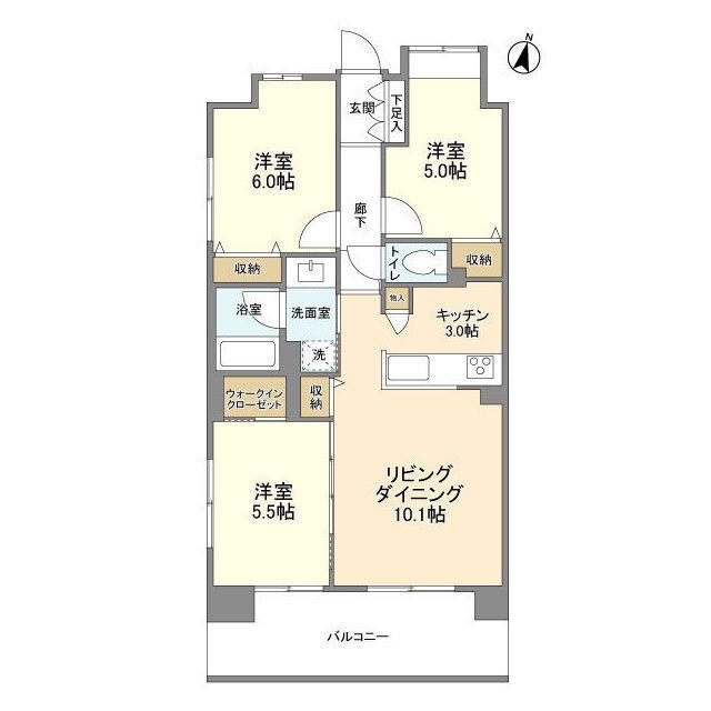 グランカーサ新小岩（0801） 間取り図画像