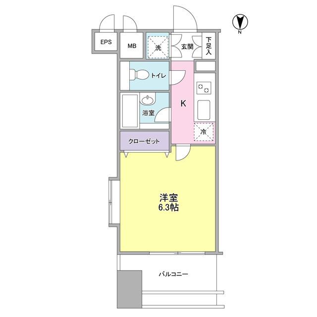 プロスペクト・グラーサ広尾（0901） 間取り図画像