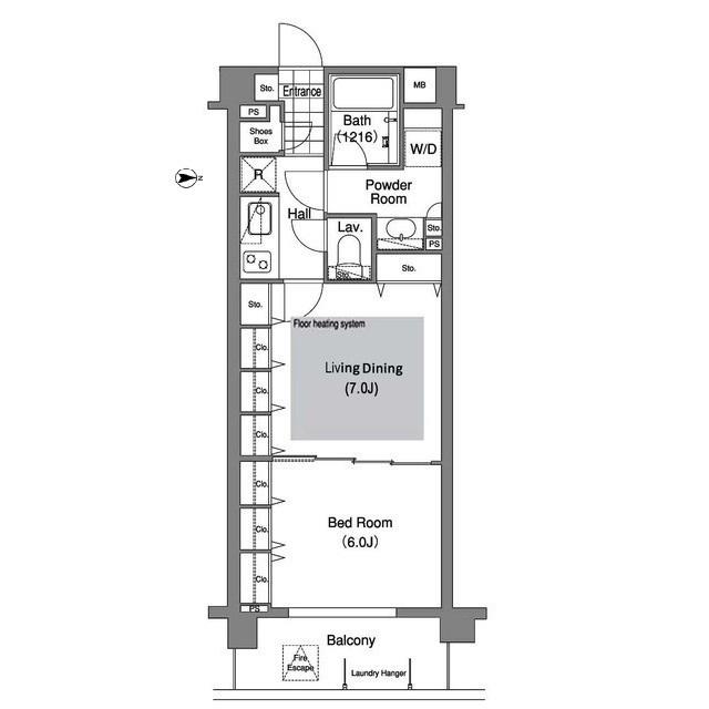 コンフォリア下落合（0502） 間取り図画像