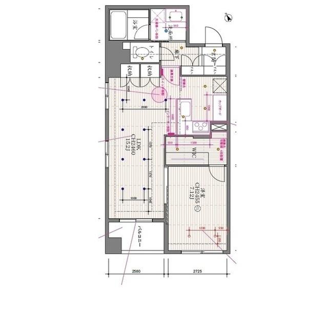グランカーサ銀座イースト（1101） 間取り図画像