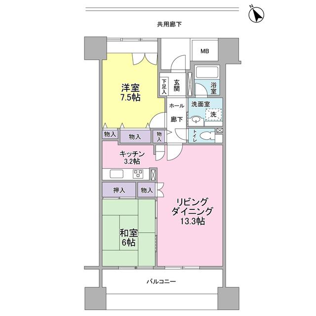 アーバンライフ月島駅前ウエスト（1211） 間取り図画像
