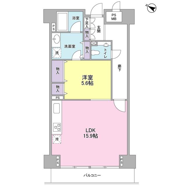 グランドメゾン三軒茶屋（0304） 間取り図画像
