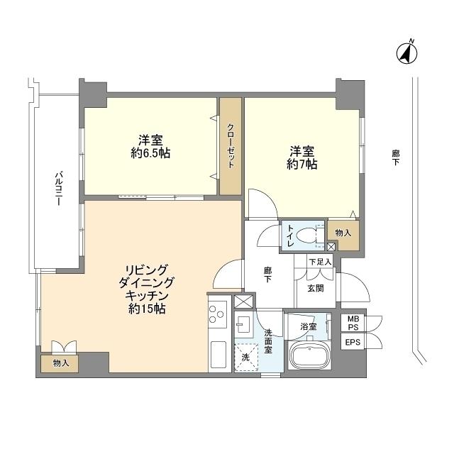 ボヌール東池袋（705） 間取り図画像