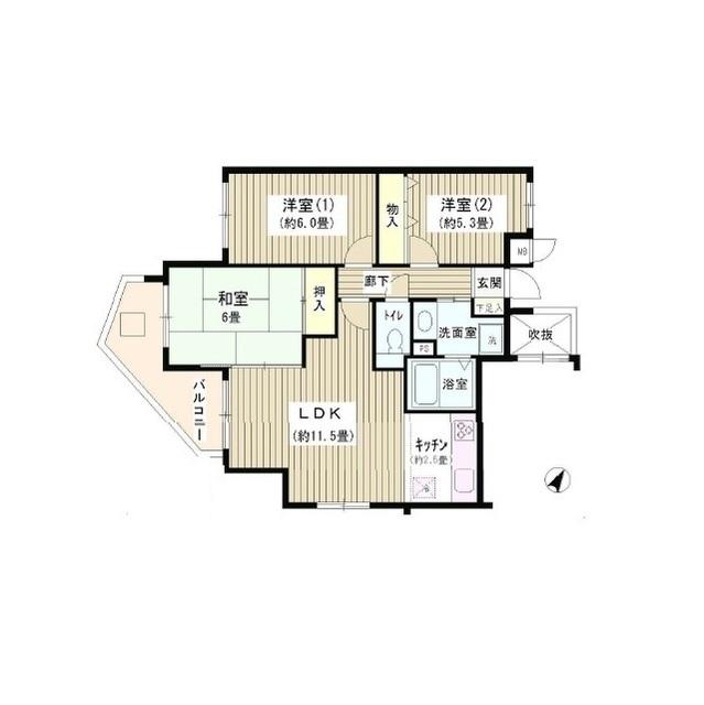 エクセルエヌ・ケー（305） 間取り図画像