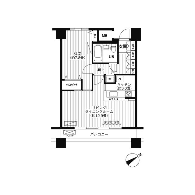 ＬＯＯＰ−Ｍ（0602） 間取り図画像