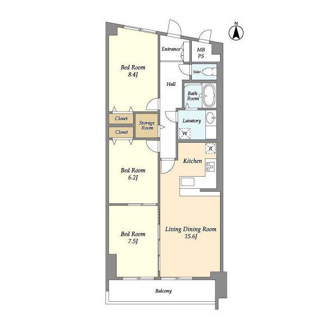 府中フラワーハイホーム（802） 間取り図画像