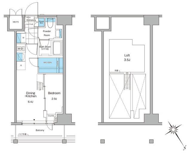 ルフォンプログレ横浜関内（1402） 間取り図画像