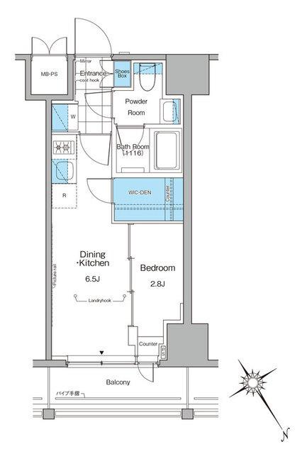 ルフォンプログレ横浜関内（602） 間取り図画像