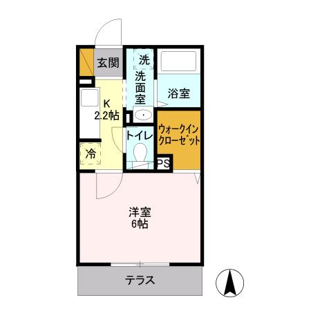 オートクレール動坂（103） 間取り図画像