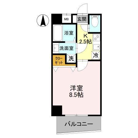 ハイムフローラ本町（702） 間取り図画像