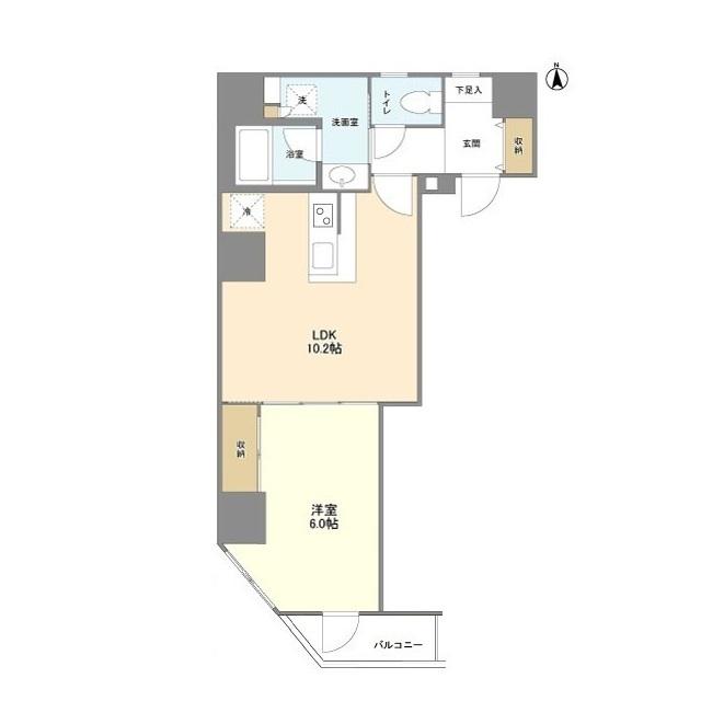 シェフルール新御徒町Ⅰ（1002） 間取り図画像