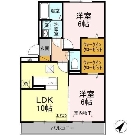 グレイス（103） 間取り図画像