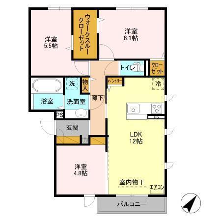 マノア・ロア（205） 間取り図画像