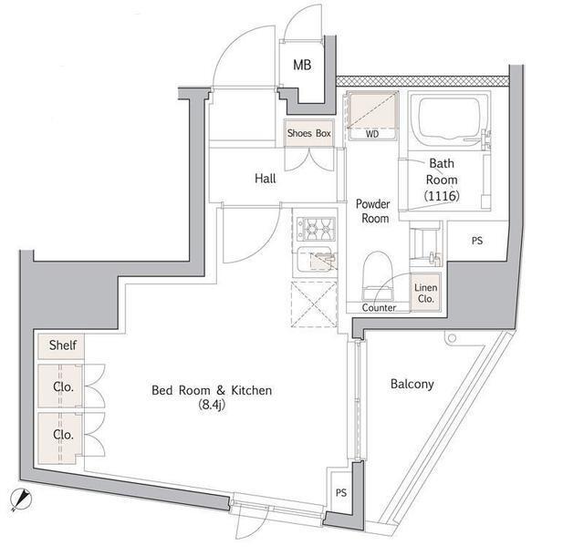 ＮＪＫ　ＭＡＲＱＵＩＳ　ＯＭＯＴＥＳＡＮＤＯ（501） 間取り図画像