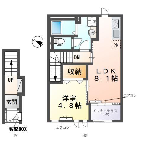 グランアサヒ 間取り図画像