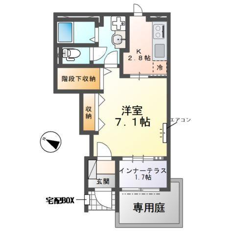 グランアサヒ 間取り図画像