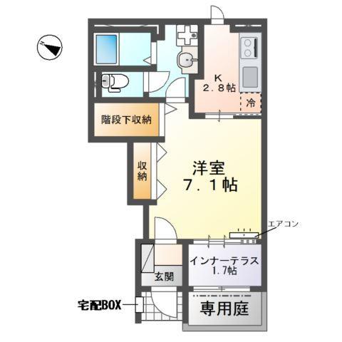 グランアサヒ 間取り図画像